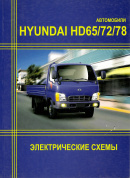 Hyundai HD65, HD72, HD78. Книга, электрические схемы
